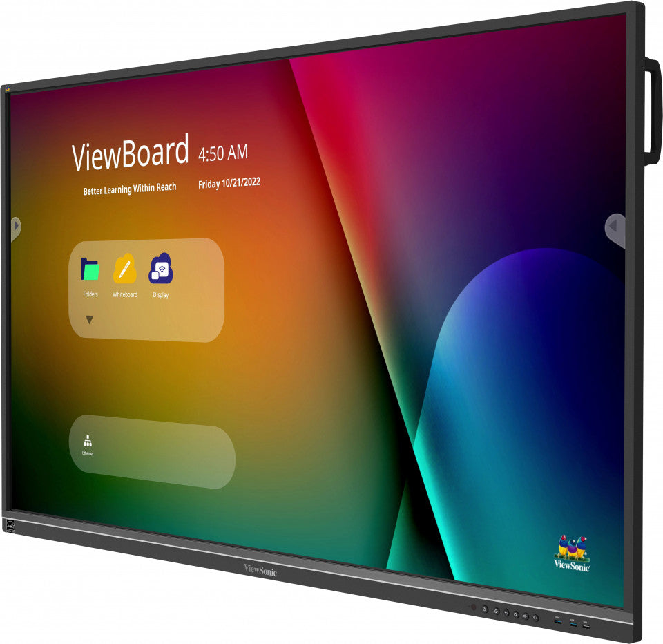 Viewsonic IFP6550-5 pizarras blancas interactivas 165,1 cm (65") 350 cd / m² 1,07 billones de colores 3840 x 2160 Pixeles