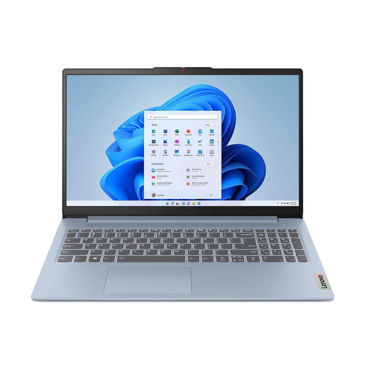 Lenovo IdeaPad Slim 3 15IRU8 Laptop Frost Blue Portátil Azul Concha