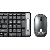 BRobotix 6000625 teclado Ratón incluido Universal RF inalámbrico QWERTY Español Gris