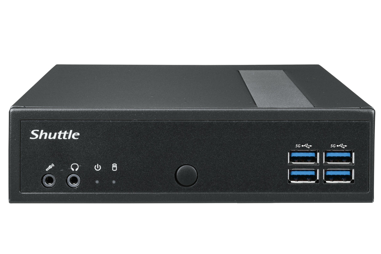 Shuttle DL30N PC/estación de trabajo barebone 1.35 l tamaño PC Negro N100 Intel HDD & SSD