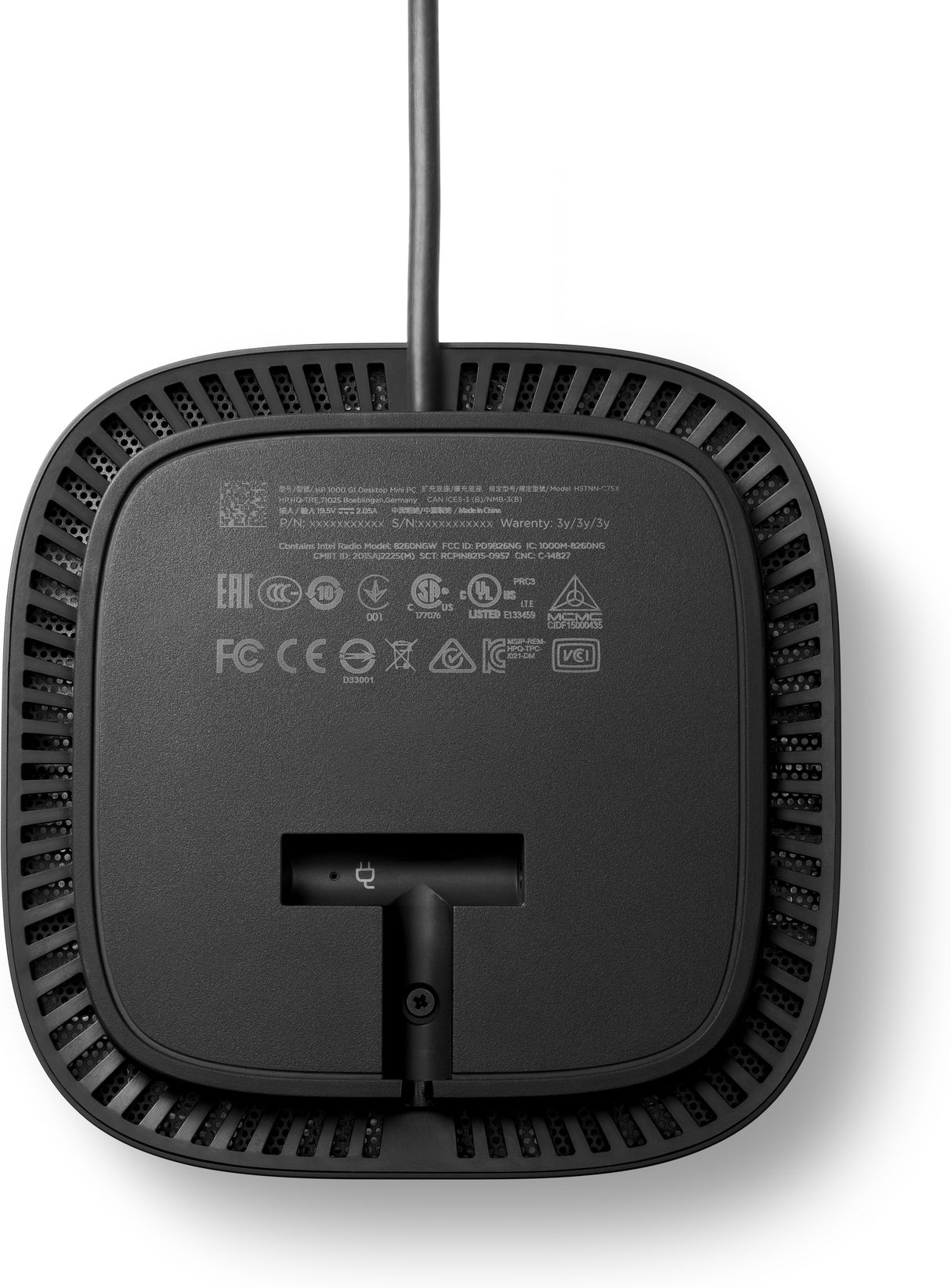 HP Base de acoplamiento USB-C G5 Essential, Alámbrico, USB 3.2 Gen 1 (3.1 Gen 1) Type-C, Negro