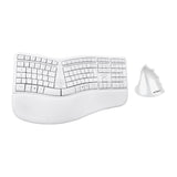 Combo ACTECK Creator Virtuos Fitt MK770 2 en 1 / Teclado Ergonómico + Mouse Vertical/ Inalámbrico 2.4 GHz+ Recarga USB C