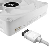 Corsair iCUE LINK QX120 RGB Carcasa del ordenador Ventilador 12 cm Blanco 3 pieza(s)