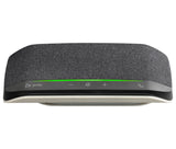 HP Poly Altavoz manos libres Poly Sync 10 USB-A USB-C altavoz PC Plata 0,715 m IP64