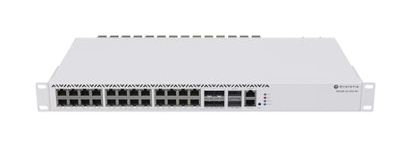 CRS326-4C+20G+2Q+RM, Ruteador Switch, CPU 650MHz RAM 128MB, 20x2.5GEth, 4xCombo, 2xQSFP+ 40G, 1x100Mbit Eth, RouterOS L6