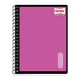 Scribe 2673 cuaderno y block 200 hojas Negro, Naranja, Rosa