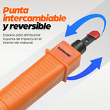 Intellinet Herramienta de Impacto para Terminal Block crimpadoras 177,8 mm 122 g 1 pieza(s) Naranja