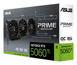 ASUS PRIME-RTX5060TI-O8G tarjetas gráficas Si 4608 NVIDIA GeForce RTX 5060 Ti