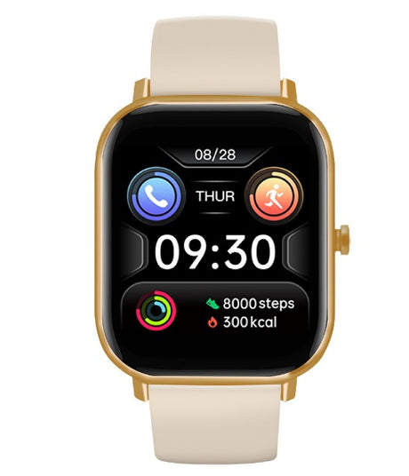 Smartwatch Stylos SW2 1.69" Panel TN Compatibilidad con Android Bluetooth 4.0 Dorado con correa metálica
