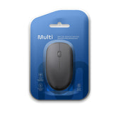 Multi MO380 ratón Universal Ambidiestro RF inalámbrico Óptico 1200 DPI, Negro