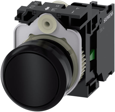 Siemens ACT 0AB10-1BA0 - Drucktaster 1 NO schwarz rund