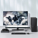 Baseus CAHUB-BC0G divisor de vídeo HDMI 3x HDMI, 3840 x 2160 Pixeles, Negro, Gris