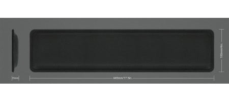 Manhattan 425520 accesorios de dispositivos de entrada Teclado Negro Espuma de memoria Resistente al agua
