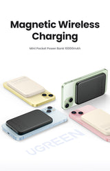 Ugreen 25208 batería externa 10000 mAh Cargador inalámbrico Beige