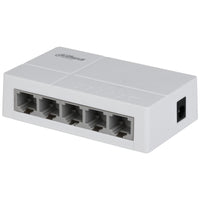DAHUA DH-SF1005L - Switch para Escritorio 5 Puertos Fast Ethernet con velocidad de transmisión de 10/100 Mbps en un dise