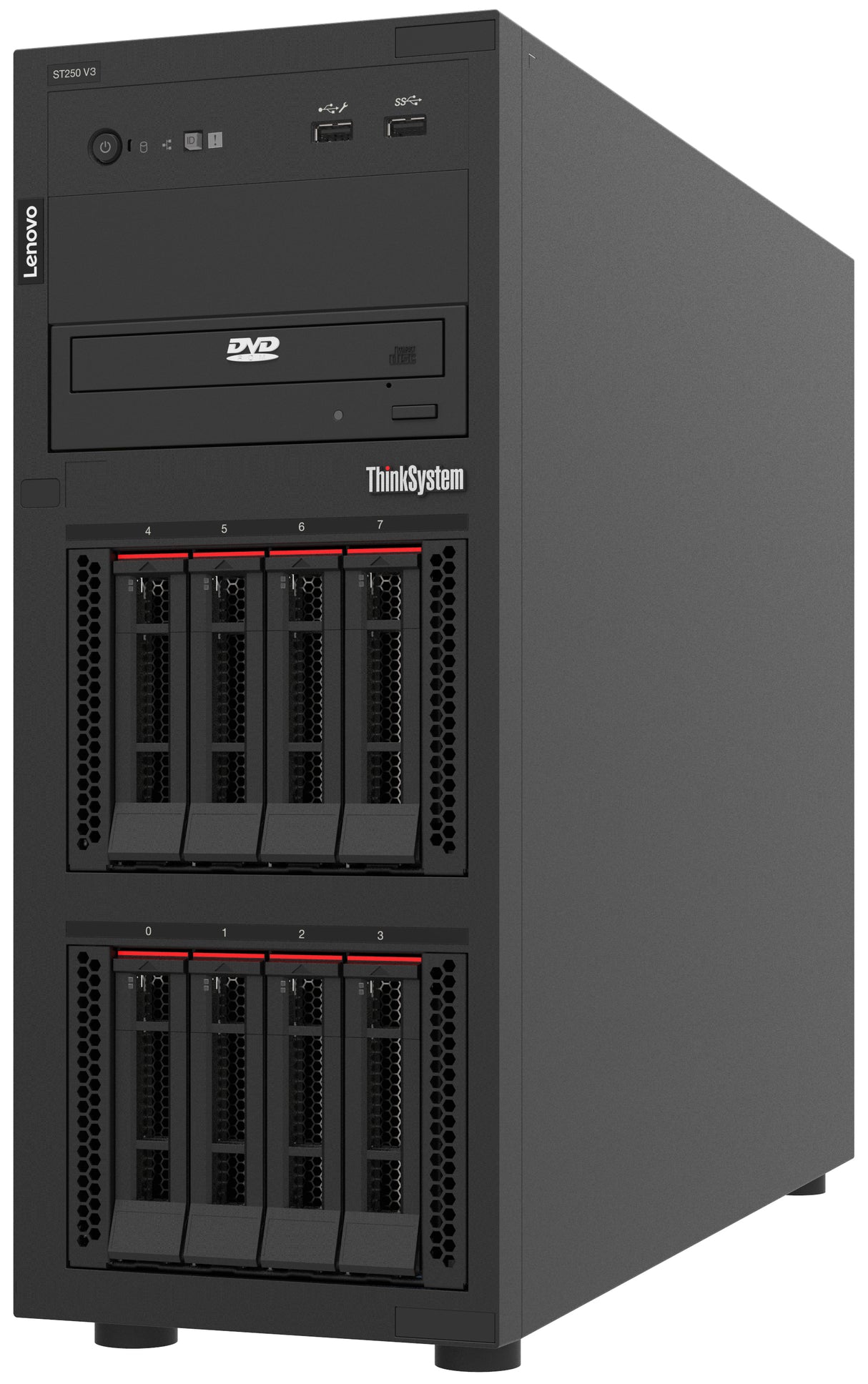 Lenovo ThinkSystem ST250 V3 Servidor Intel Intel Xeon E E-2468 2,6 GHz