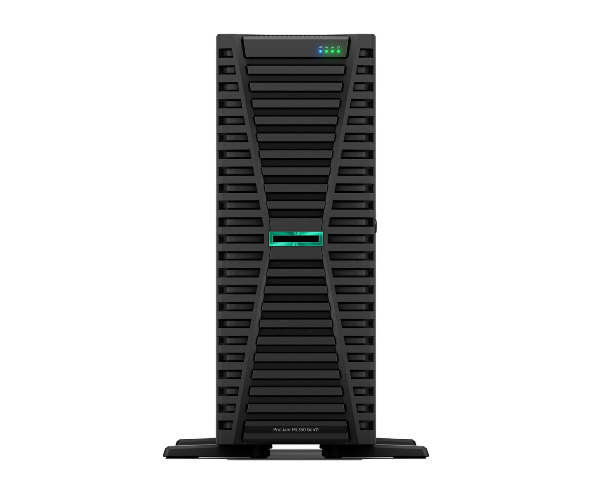 HPE ProLiant ML350 Gen11 4510 2.4GHz 12c 1P 2x32GB-R 8SFF MR408i-o 2x960GB SSD 2x800W PS LA Server Servidores Intel® Xeo