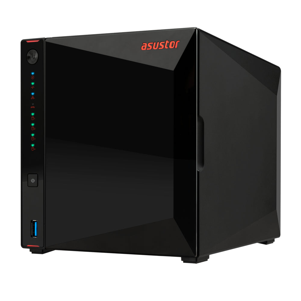 Asustor AS5404T servidor de almacenamiento NAS Intel® Celeron® N5105 4 GB DDR4 0 TB ADM Negro