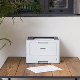 Brother HL-L5210DN Impresora Laser Negro, Blanco