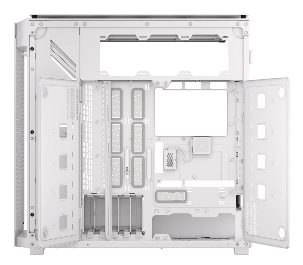 Corsair 9000D RGB AIRFLOW Full Tower Blanco, ATX, Acero inoxidable, Vidrio templado