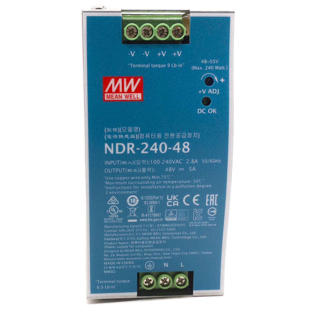 Hikvision NDR-240-48 componente de interruptor de red Sistema de alimentación