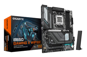 GIGABYTE B850 GAMING X WIFI6E Placa Base - Procesadores AMD Ryzen Serie 9000, VRM digital de 12+2+2 fases, hasta 8200MHz DDR5 (OC), 1xPCIe 5.0 + 2xPCIe 4.0 M.2, LAN 2.5G, WIFI 6E, USB 3.2 Gen 2x2 placas base AMD Zócalo AM5 Zócalo AM5 DDR5-SDRAM