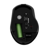 Vorago MO-450 ratón Oficina Diestro Bluetooth + USB Type-A Óptico 1600 DPI, Negro