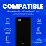 Vorago PB-450 Ión de litio 10000 mAh Negro, PB-450-BK | Baterías externas
