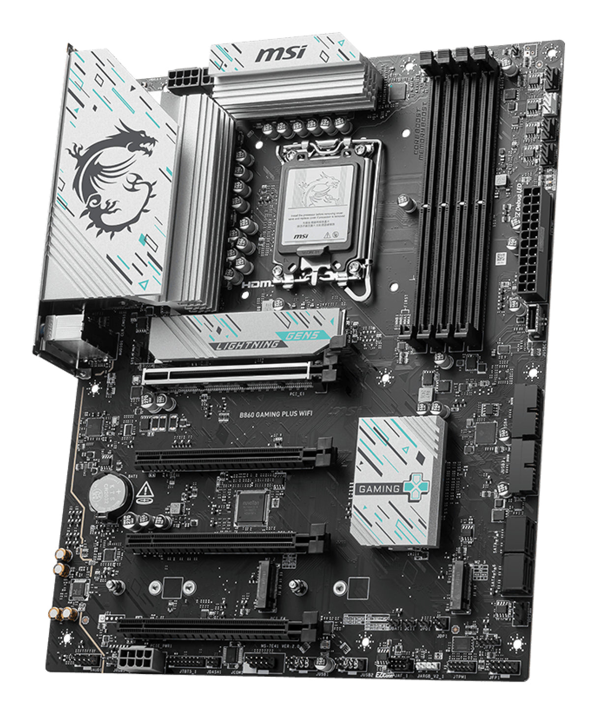 MSI B860 GAMING PLUS WIFI placas base Intel LGA 1851 (Socket V1) Intel Core Ultra (Series 2) LGA 1851