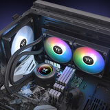Thermaltake TT TH240 ARGB Procesador Refrigerador de líquidos todo en uno 12 cm Negro 1 pieza(s), 1500 RPM, 3300 RPM