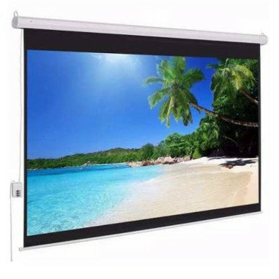 Multimedia Screens MSE-154 pantalla de proyección 2.18 m (86") 1:1, Motorizado, Blanco mate
