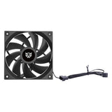 Balam Rush Eolox Glaziar Pro EXG99 Gabinete de la computadora Ventilador 12 cm Negro 1 pieza(s), 0 RPM, 2000 RPM