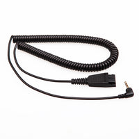 QD-2.5mm, Cable adaptador QD tipo Poly a 2.5mm para Panasonic, Poly CT14, Yealink