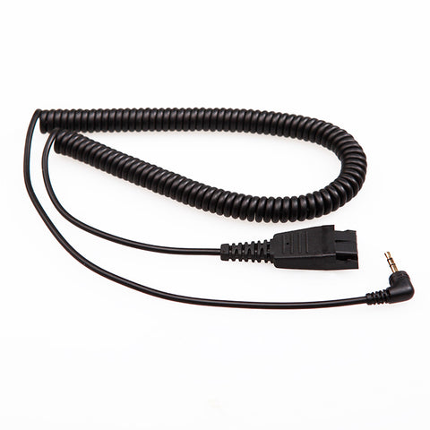 QD-2.5mm, Cable adaptador QD tipo Poly a 2.5mm para Panasonic, Poly CT14, Yealink