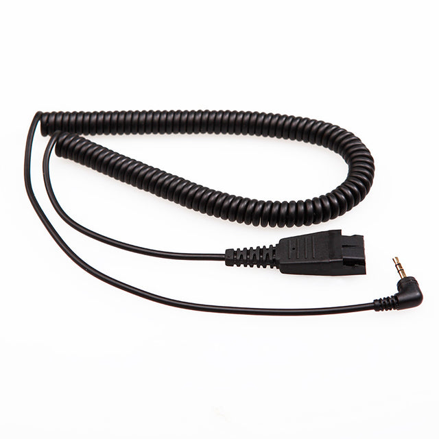 QD-2.5mm, Cable adaptador QD tipo Poly a 2.5mm para Panasonic, Poly CT14, Yealink