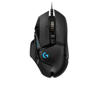 MOUSE LOGITECH G502 HERO USB 25,600DPI RGB LIGHTSYNC BLACK(910-005550)