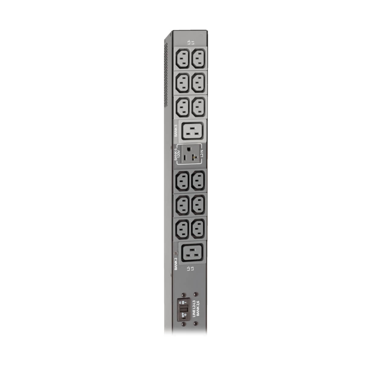 Tripp Lite PDU3EVN6L2130 PDU Trifásico Monitoreable de 8.6kW, Tomacorrientes de 208V / 240V (36 C13, 6 C19 y 3 5-15/20R)