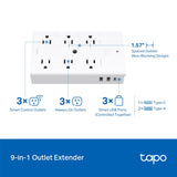 TP-Link TAPO P306 bases múltiples Interior Blanco Si 6 salidas AC