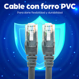 CABLE PATCH INTELLINET CAT 6, 5.0M(16.4F) UTP NEGRO