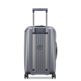 DELSEY MALETA SECURITIME ZIP RIGIDA 20 PULG PLATA