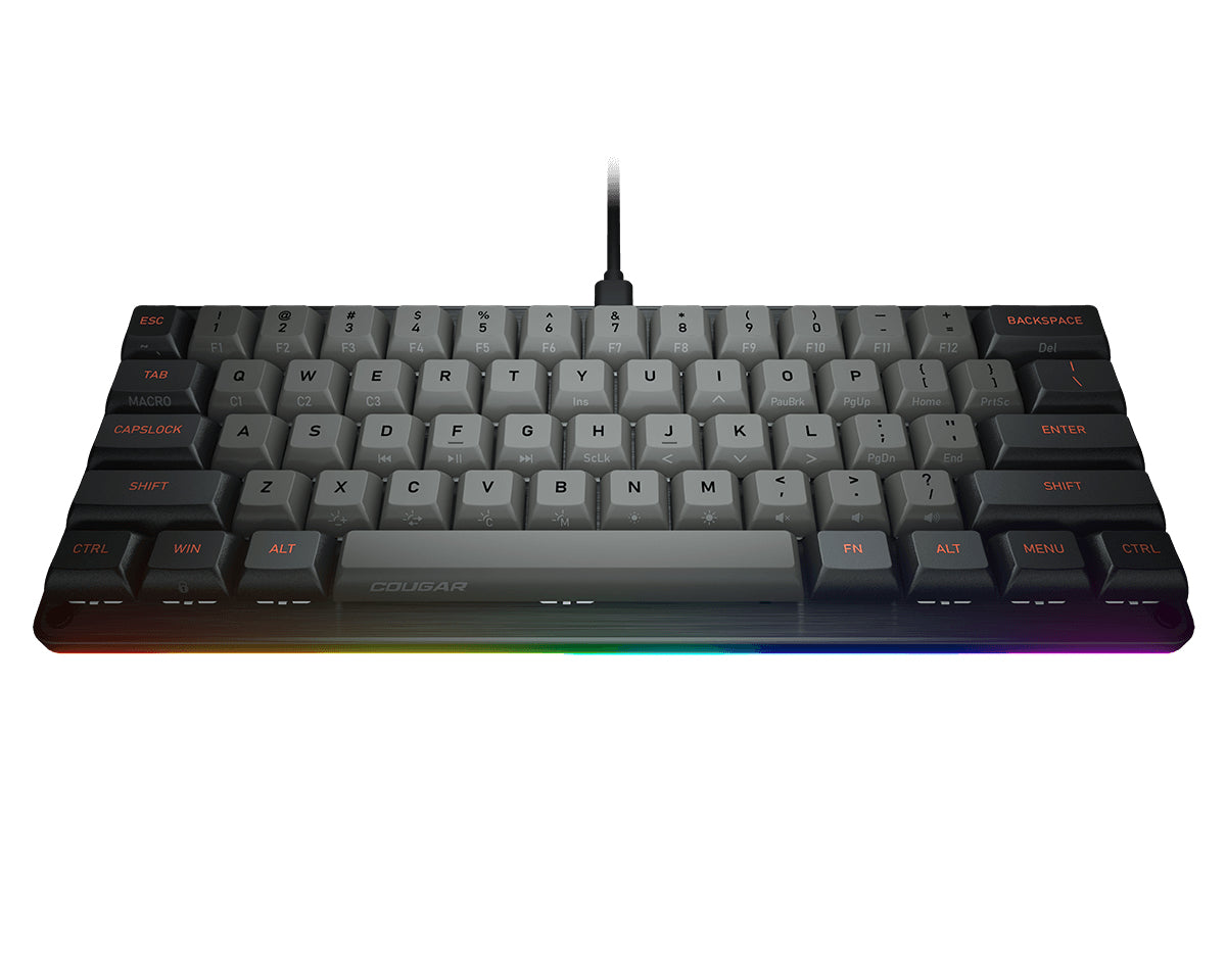 COUGAR PURI MINI Teclado Juego Alámbrico USB Interruptor mecánico