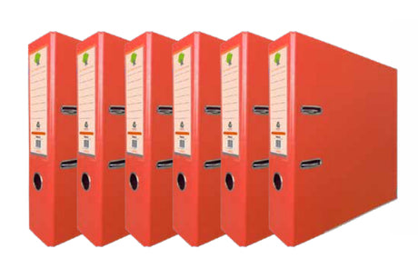 Techmakro KITCARP6NPY carpeta Cartón, Cloruro de polivinilo (PVC) Naranja Carta, Folder de archivo convencional, 650 hoj