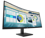 HP Monitor curvo P34hc G4 WQHD USB-C, 3440 x 1440 Pixeles, Wide Quad HD, LCD