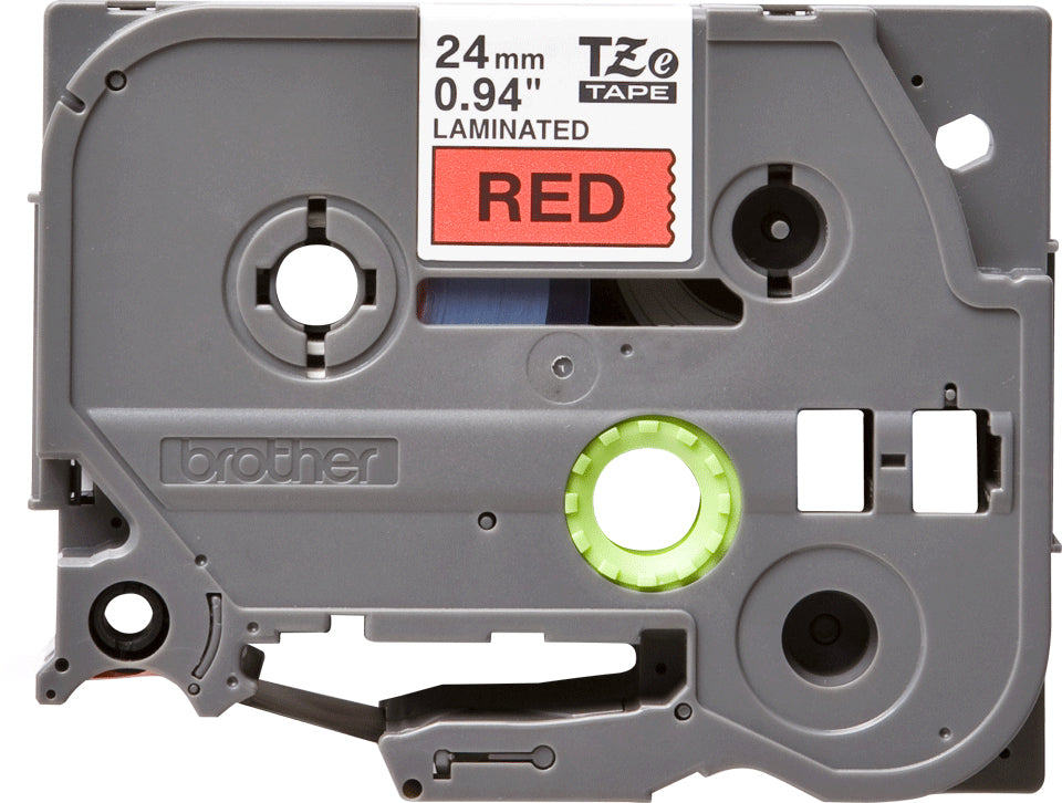 CINTA BROTHER TZ-451 NEGRO/ROJO 24MM