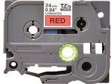 CINTA BROTHER TZ-451 NEGRO/ROJO 24MM
