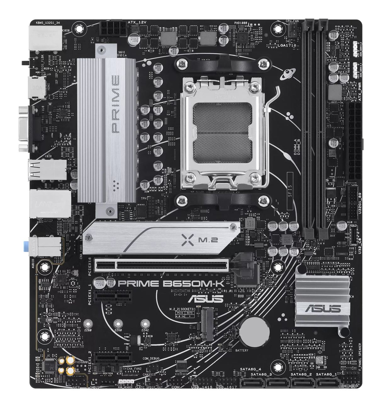 ASUS PRIME B650M-K placas base AMD Zócalo AM5 AMD Ryzen 7000 Series Zócalo AM5