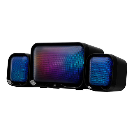 BOCINAS START THE GAME SPK-255 2.1 USB/3.5MM 3W*2 + 10W SUBWOOFER RGB