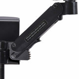 StarTech.com Apoyabrazos Ajustable para Escritorio de Oficina - Reposabrazos de Rotación de 360 Grados - Instalación con Mordaza - sin Perforaciones - Ergonómico - Negro Computadora Reposabrazos Negro Aluminio, Plástico, Acero 5 - 70 mm