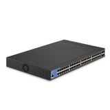 Linksys Switch de red administrado Gigabit de 48 puertos con 4 ranuras SFP+ 10G de subida dispositivo de redes Gestionado L3 Si 48