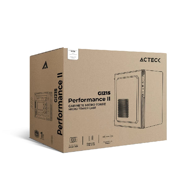 Acteck Performance II GI215 Micro Torre Negro 500 W
